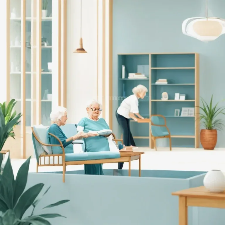EldoriaNCare communal relaxation room with armchairs and natural light