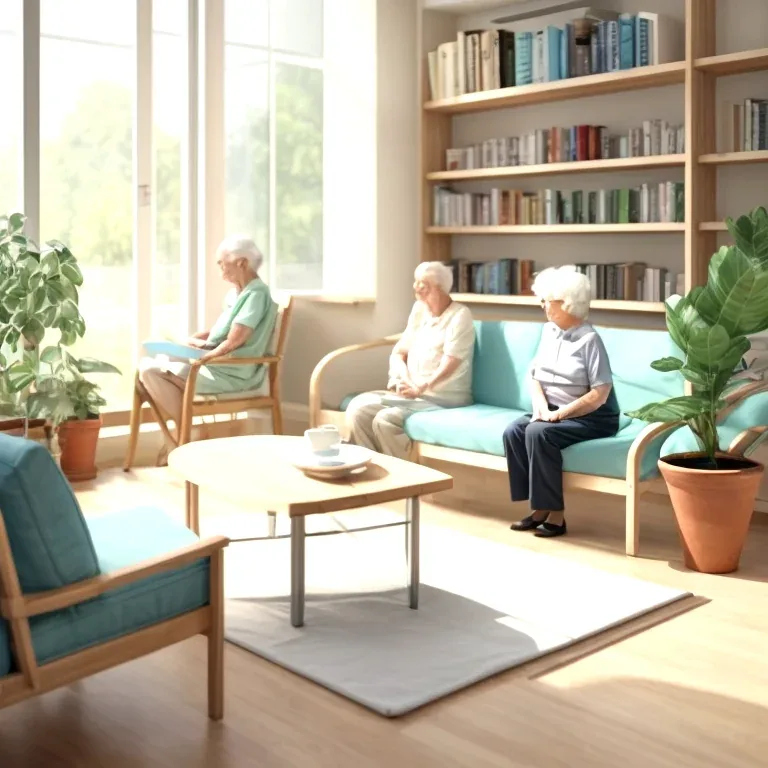 Consultation at EldoriaNCare showing plan review with family